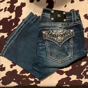 Miss Me Aztec print Boot Cut jeans 28x34